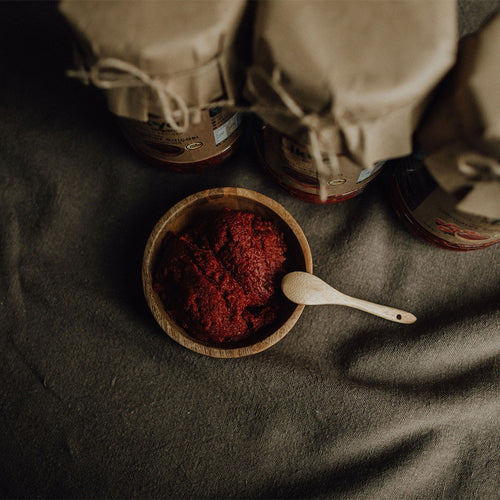 Scharfe Paprikapaste